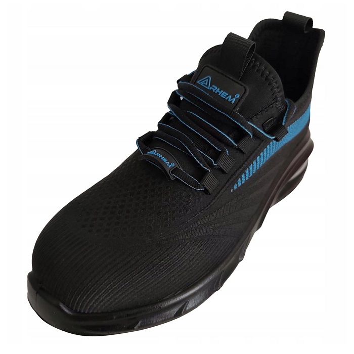 Buty Robocze Półbuty Ochronne Męskie Sportowe Adidasy z Podnoskiem Stalowym Arhem 605 S1 SR 40-46 - obrazek 8