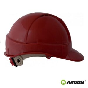 Ardon Kask Wentylowany Hełm Budowlany Ochronny Czerwony