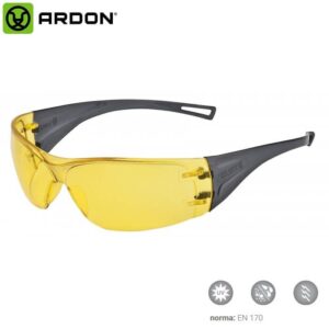 Ardon M5200 Okulary Ochronne Robocze Żółte UV