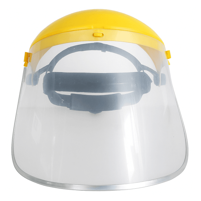 Osłona Twarzy Przyłbica Przeciwodpryskowa Maska Ochronna do Koszenia Trawy Bezbarwna Regulowana - obrazek 6