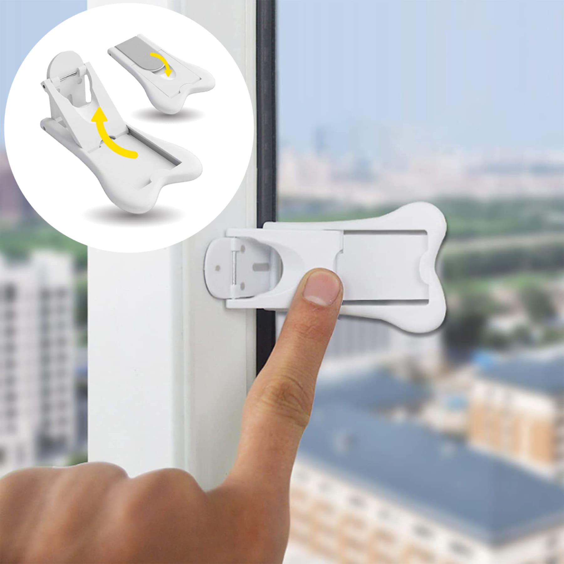 SIPO, ZABEZPIECZENIA DRZWI PRZESUWNYCH - ZESTAW 2 SZTUK - obrazek 3