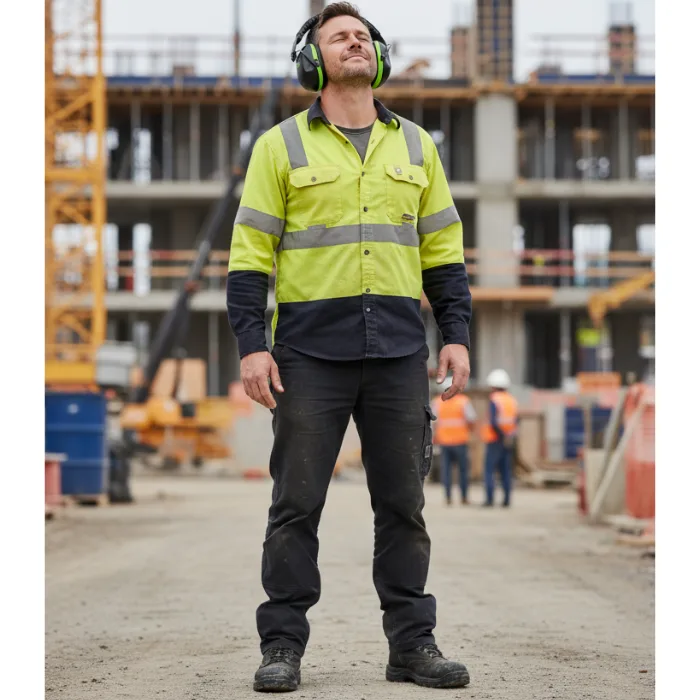 MAGROS Nauszniki Ochronne Robocze Regulowane Wygłuszające Słuchawki Przeciwhałasowe Ochronniki Słuchu